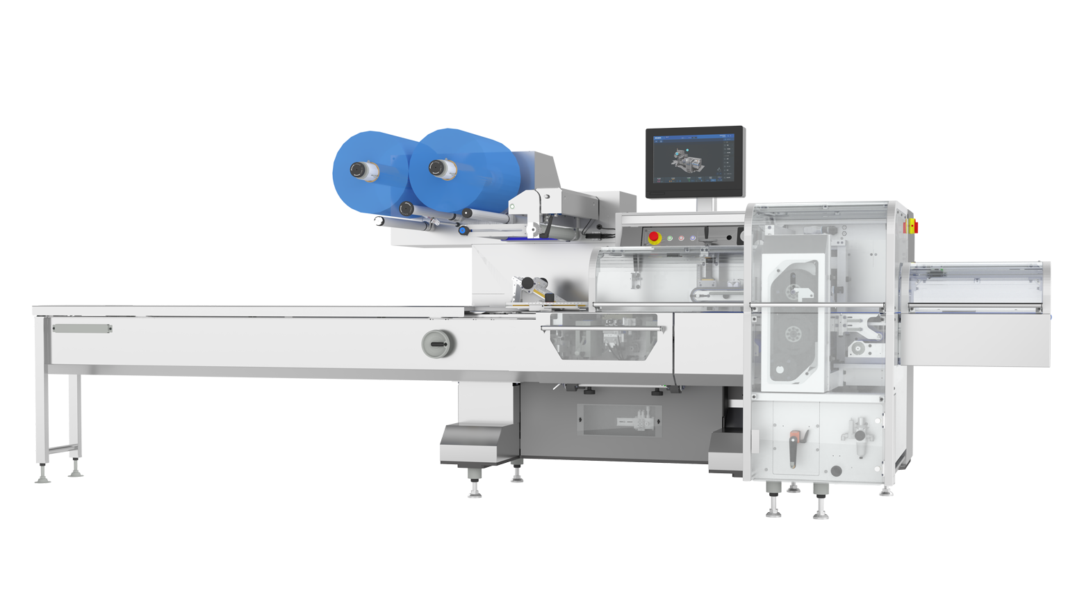 横ピロー自動包装機｜自動包装機の開発・製造・販売を行う大森機械工業