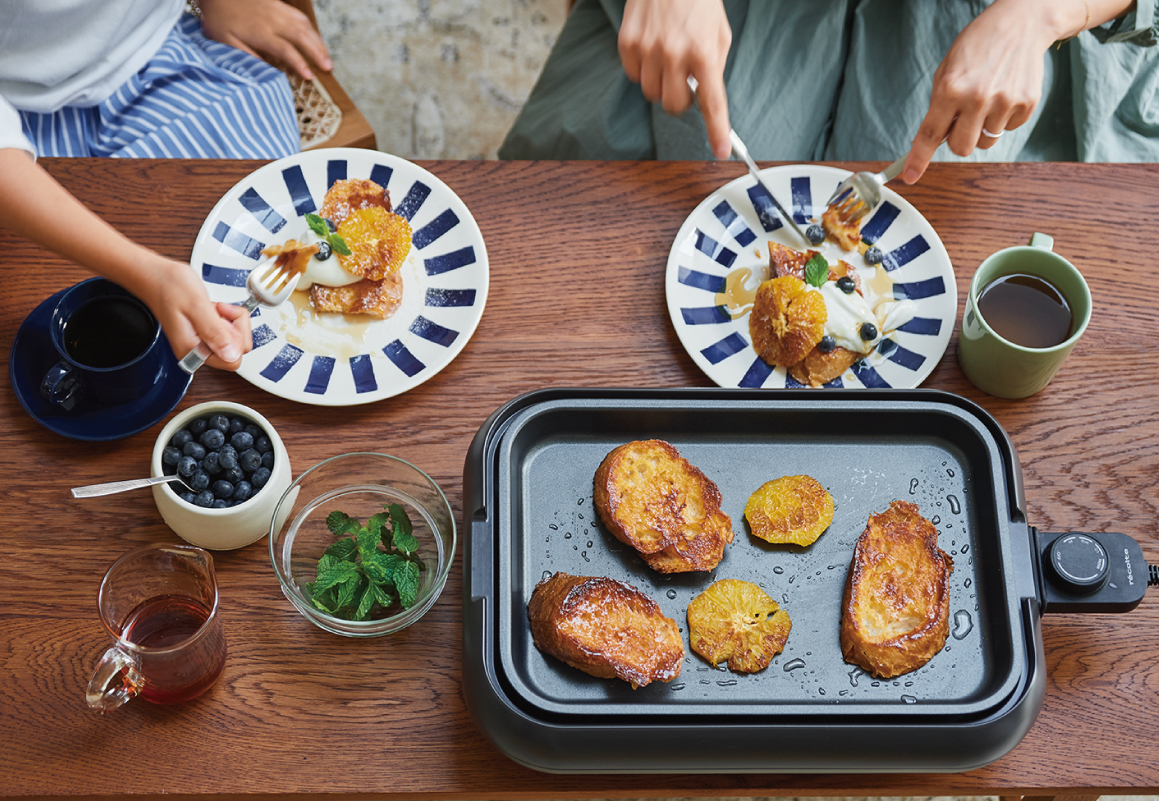 超火力＆お皿のように丸洗い！？レコルト ホットプレート【WEB限定
