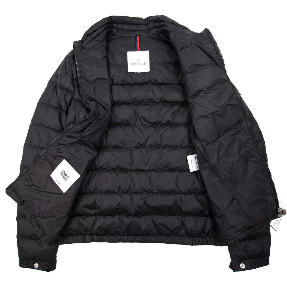 Moncler Agay Short Down Jacket Black 999 | ONU