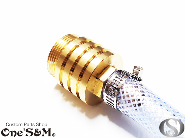 4段フィン仕様 ブリーザーホースキット 133 真鍮製 アルミ製 選択可能