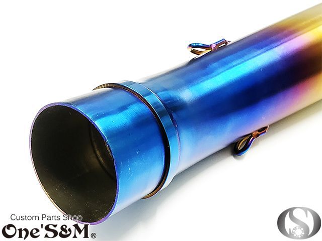 CB400SF CB400SB NC42用純正エキパイ用 チタン焼き風カラー マフラー