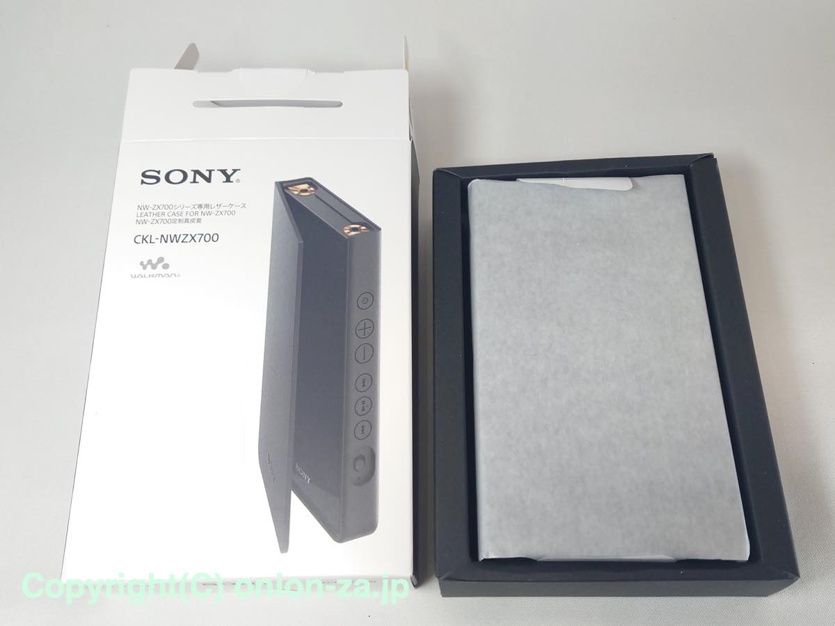 レビュー】ソニーウォークマンNW-ZX707の純正ケース「CKL-NWZX700」の
