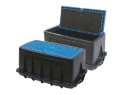 東京都型 20〜25HP のメーターボックス グレー×2個【前澤化成工業】の