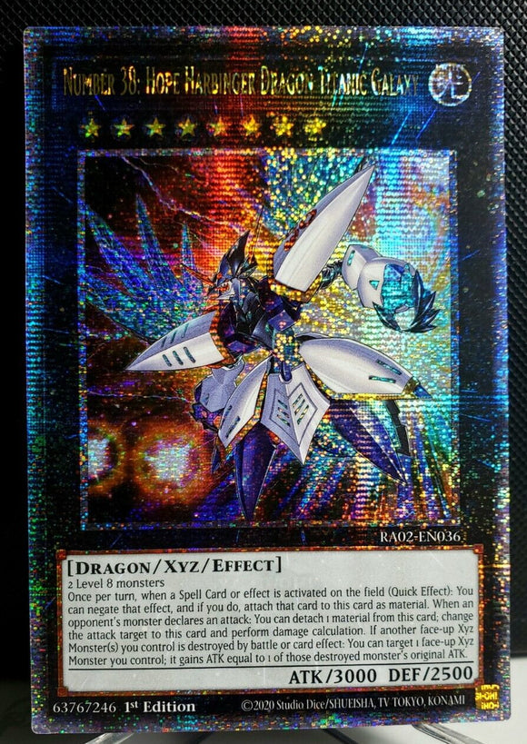 遊戯王 英語版 No．38 希望魁竜タイタニック・ギャラクシー 25th