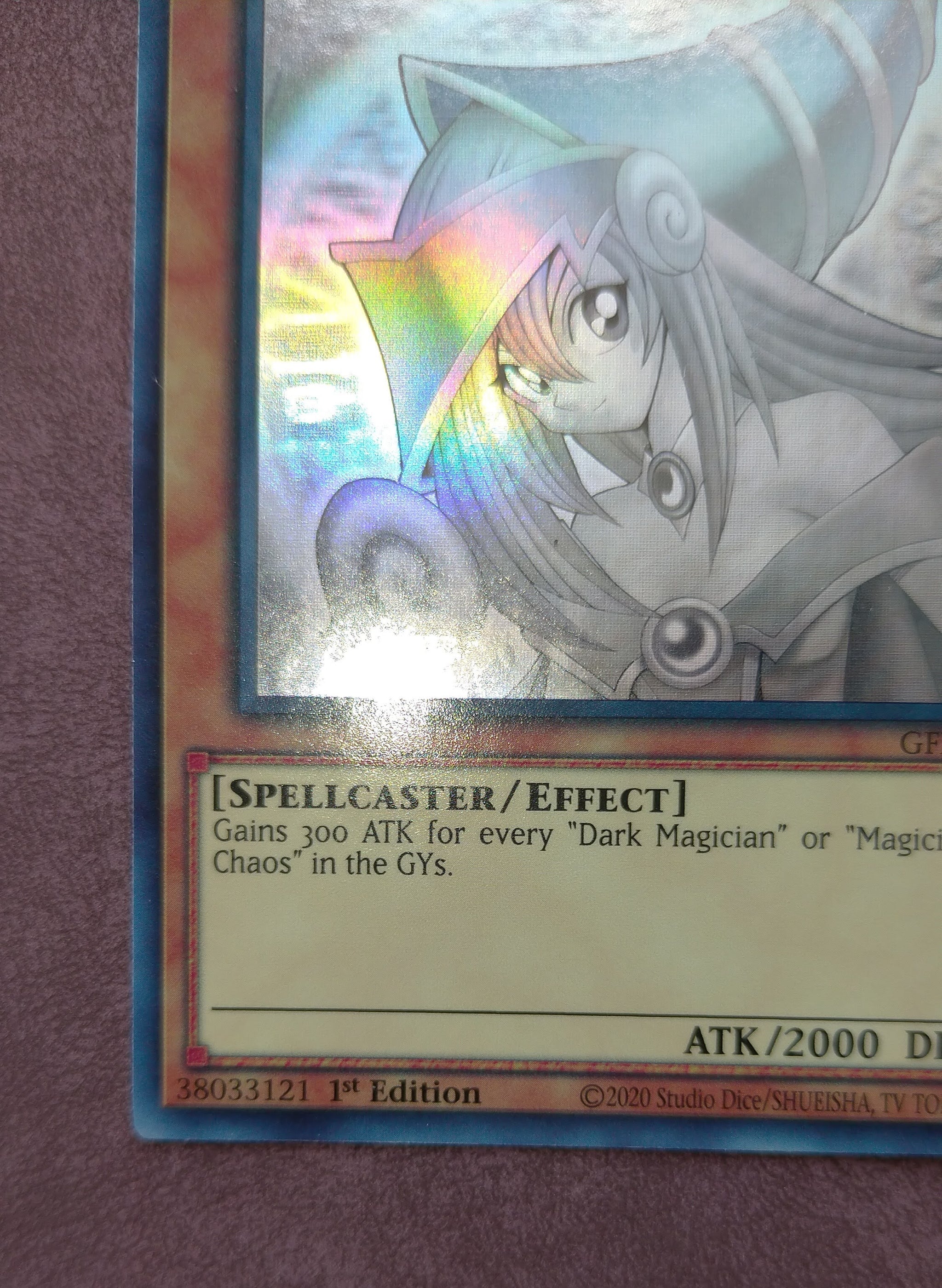 遊戯王 英語版 ブラック・マジシャン・ガール ゴーストレア ホロ 北米