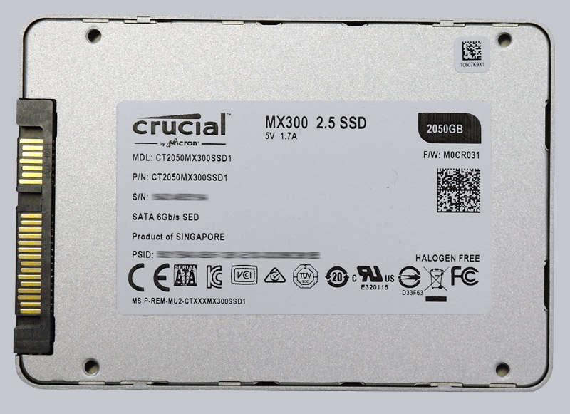 Crucial MX300 2TB SSD Review Layout, design and features