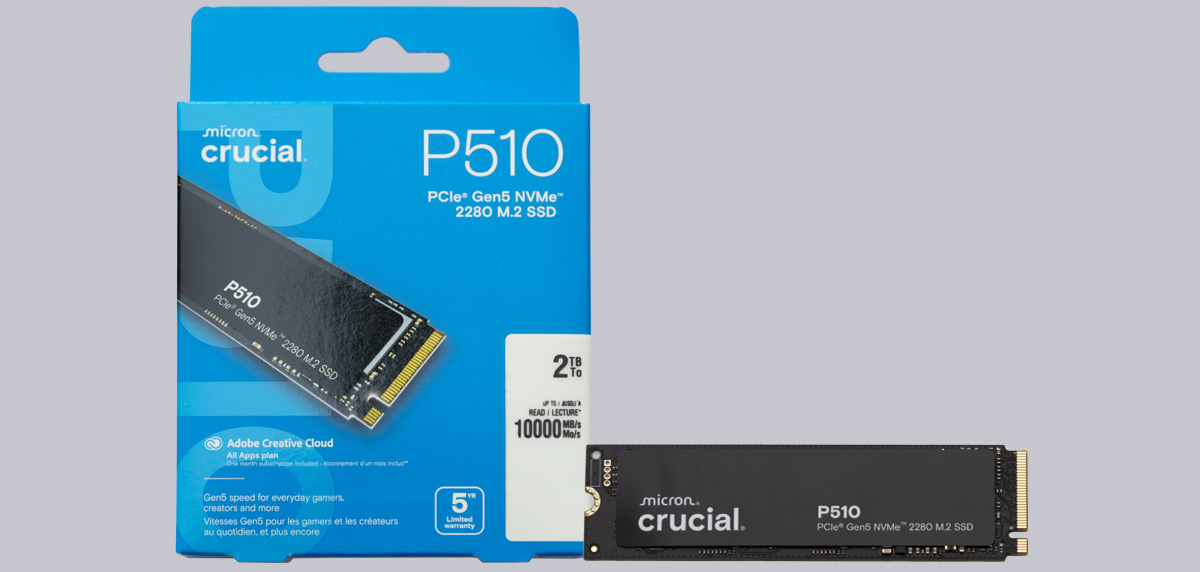 Crucial P510 2TB M.2 PCIe 5.0 NVMe SSD Review