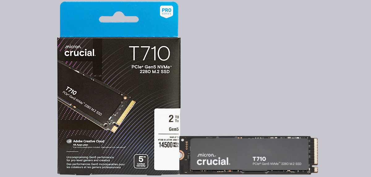 Crucial T710 2TB M.2 PCIe 5.0 NVMe SSD Review Result and general
