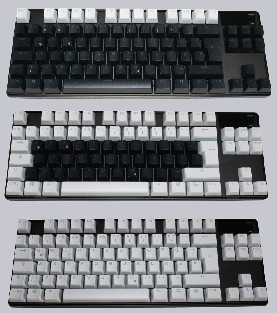 SteelSeries Apex Pro TKL Wireless Review SteelSeries PrismCaps