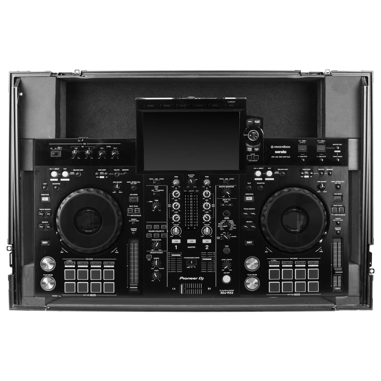 Pioneer XDJ-RX3 Industrial Board Glide Style Flight Case - Odyssey