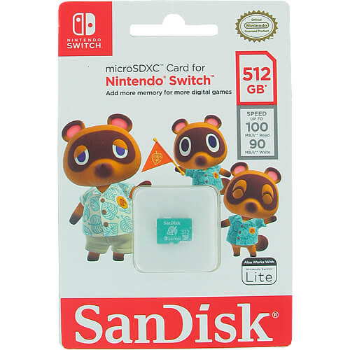 Nintendo Switch Lite + SDカード(512GB) Amazon.com: SanDisk 512GB