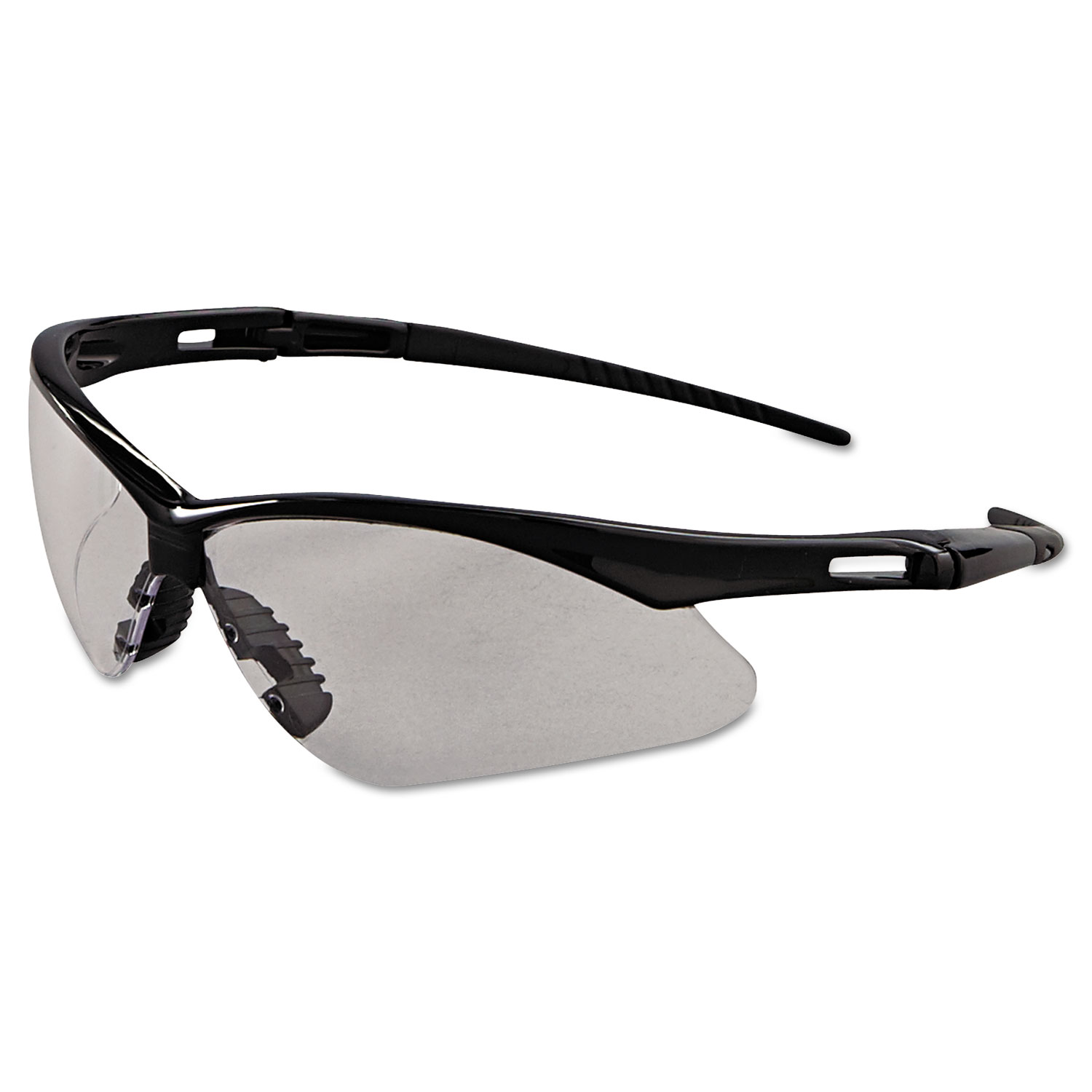 KleenGuard Nemesis Safety Glasses, Black Frame, Clear Anti-Fog