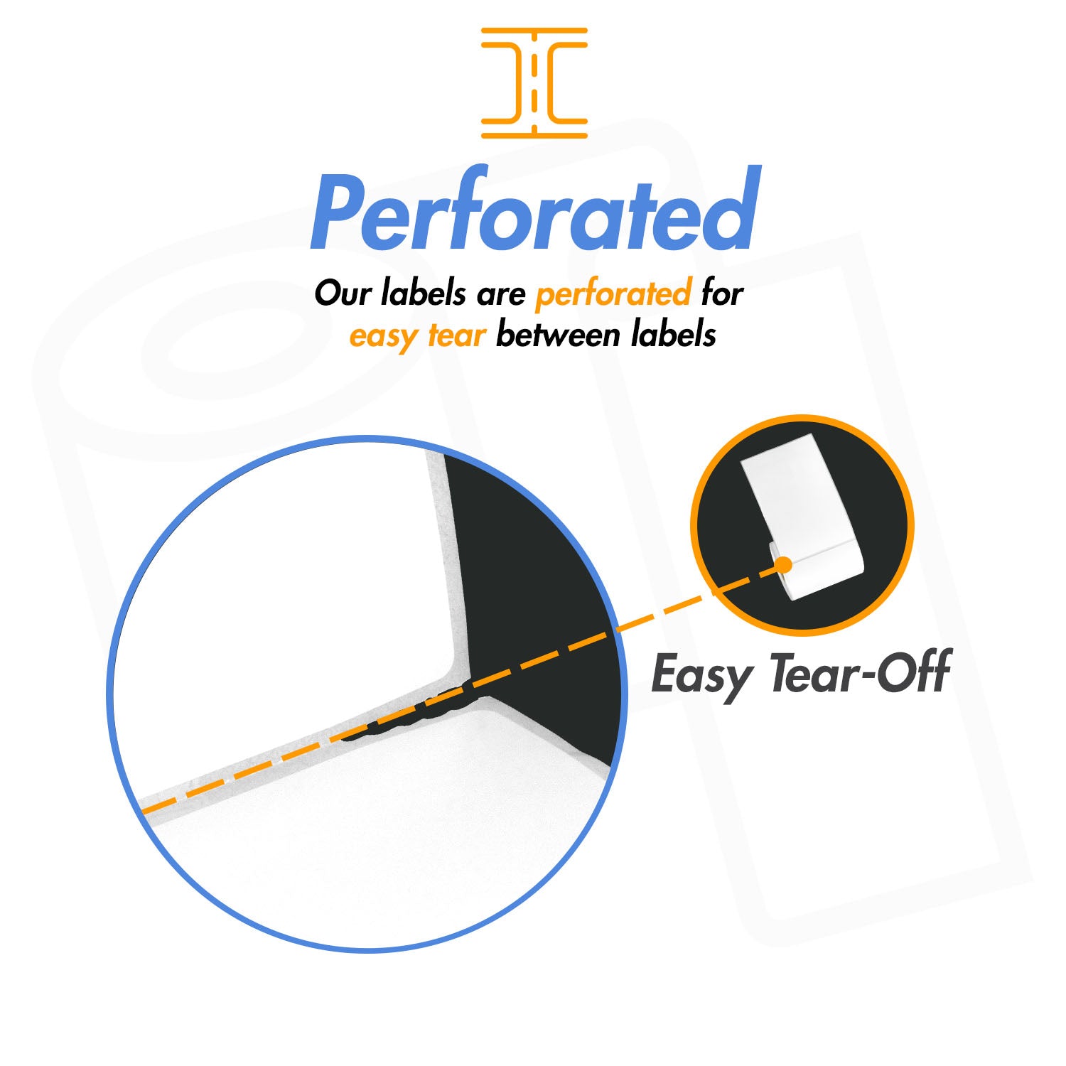 4 x 6.5 inch | Blank Direct Thermal Labels (1 inch Core