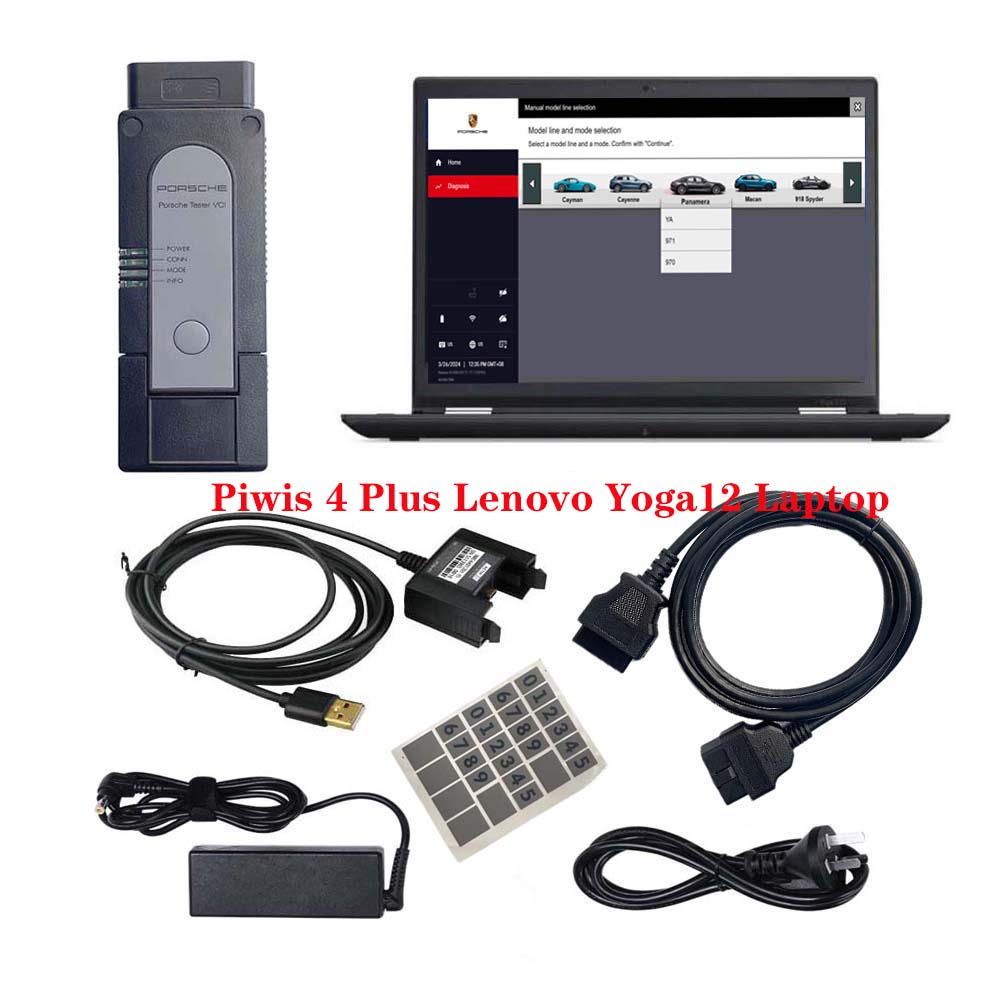 Porsche Piwis 4 Tester Piwis IV Diagnostic Tool With V43.600.010 +