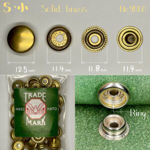 ジャンパーホック (小/ No.7060) 真鍮無垢【HASI HATO】｜製品紹介