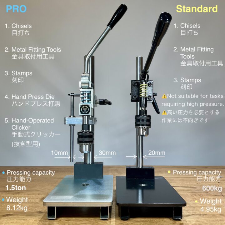 マルチハンドプレス【Standard】付属品: ゴム板木目調:Size M (圧力