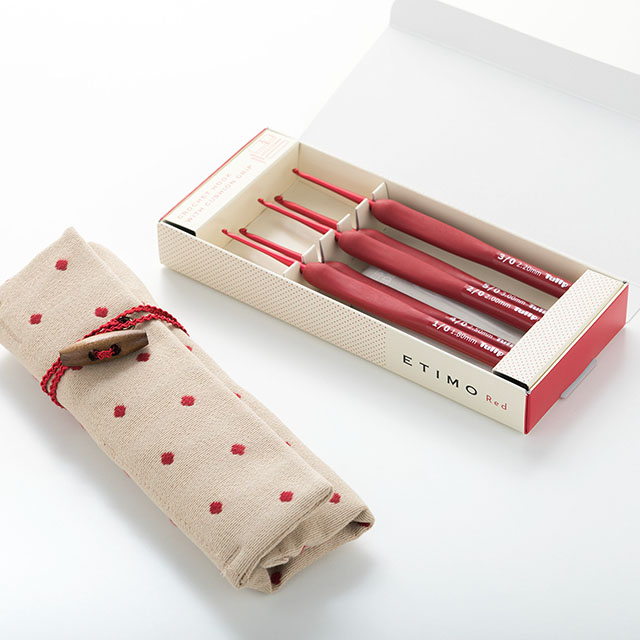 Tulip-チューリップ- エティモ レッド クッショングリップ付きかぎ針