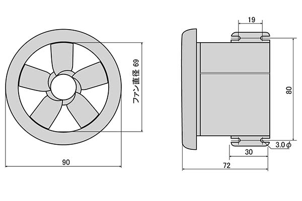電動ダクテッドファン DF-69 type2モーター付 | OK MODEL WEB