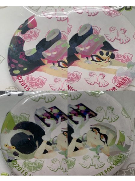 スプラトゥーン シオカラーズ 缶バッジ アニメイト限定特典 未開封