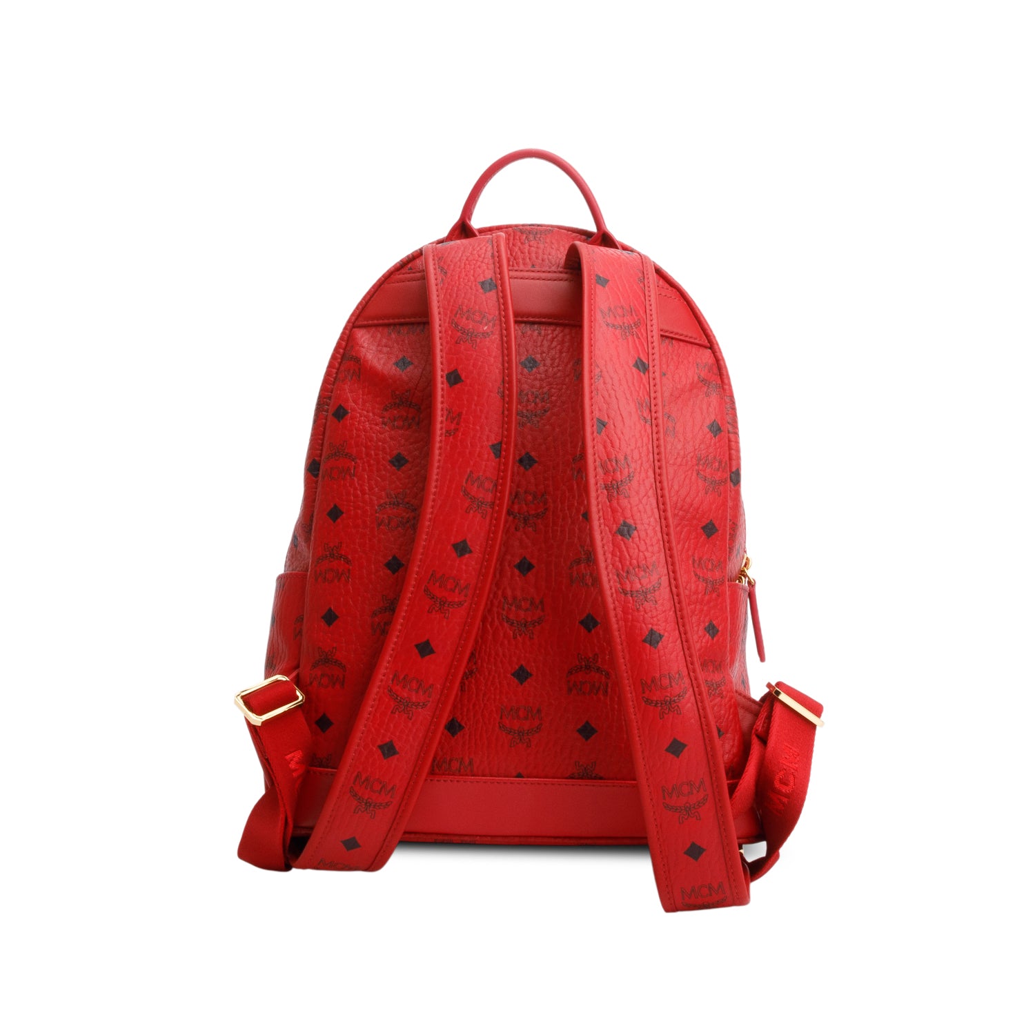 MCM Red Visetos Medium Stark Backpack – OLIVER'S
