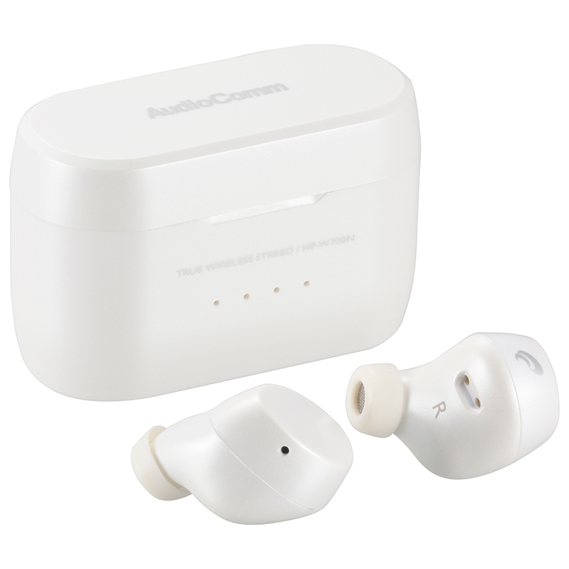 AudioComm完全ワイヤレスイヤホン ホワイト [品番]03-2295｜株式会社