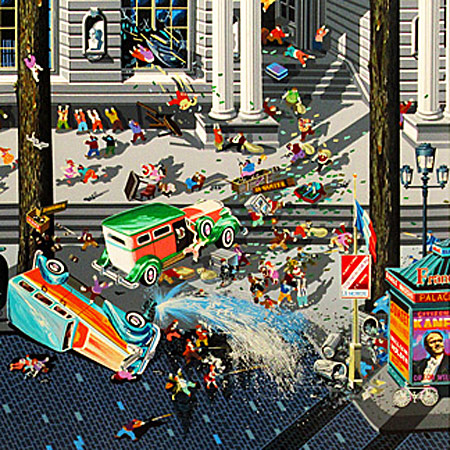 ヒロヤマガタ 泥棒II | 絵画など美術品の販売と買取 | 東京・銀座 おい