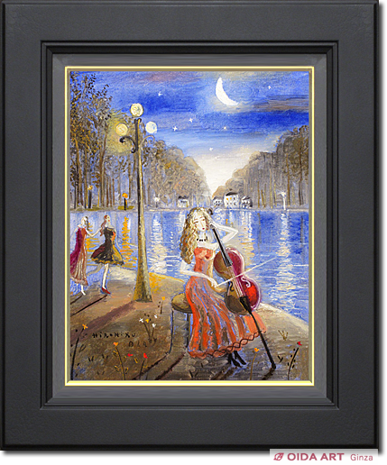 織田広比古 水辺のセレナーデ パリ(ブルーニュの森) | 絵画など美術品