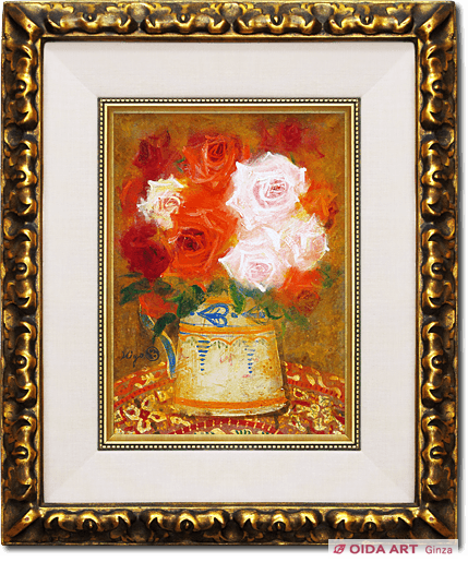 清原啓一 薔薇 | 絵画など美術品の販売と買取 | 東京・銀座 おいだ美術