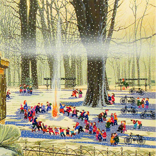 ヒロヤマガタ 子供達の雪祭り | 絵画など美術品の販売と買取 | 東京
