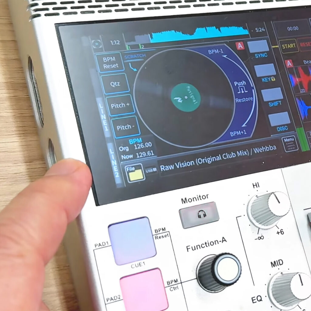 ポータブルDJマシン「Musignal FJ1」OTAIRECORDで取扱開始しました
