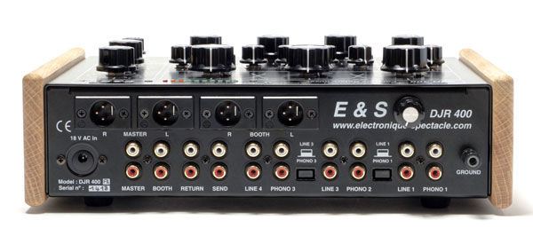 フランス生まれのハンドメイドロータリーDJミキサー、E&SのDJR400のご