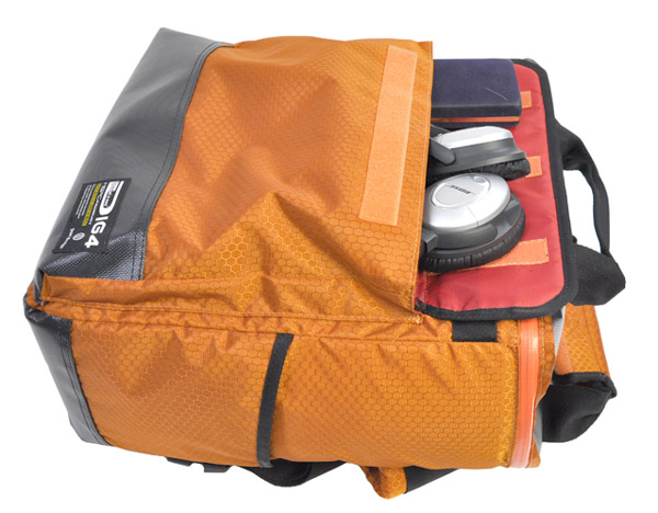 DIG4/DJバッグ/2 WAY VINYL TOTE レッド -DJ機材アナログレコード専門