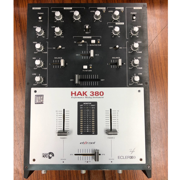 中古品】※値下げいたしました！ECLER/DJミキサー/HAK380 -DJ機材
