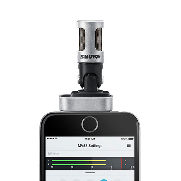 iOSで使うならこれ！！SHUREのMV88！！