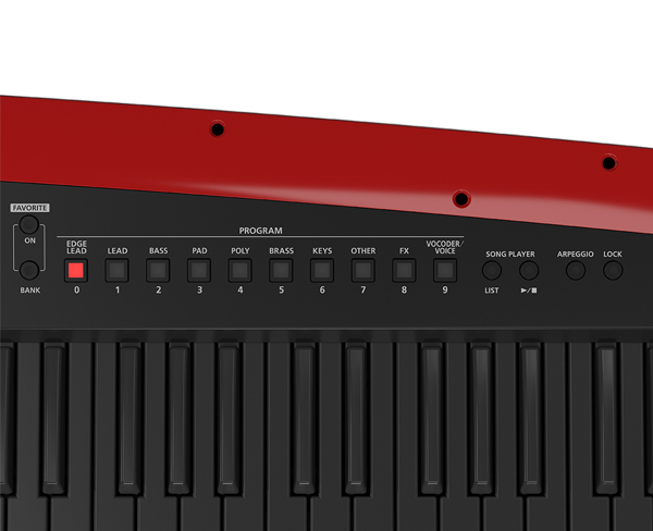 RolandのショルダーキーボードAX-Edgeをご紹介いたします。