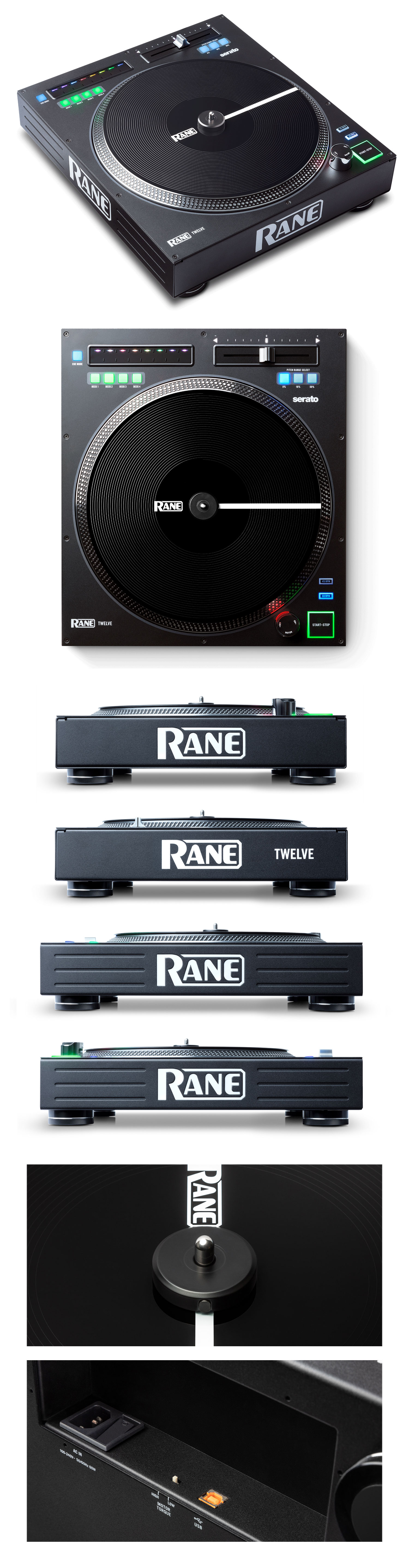アナログターンテーブル同様の操作性で、モーター駆動のコントロール