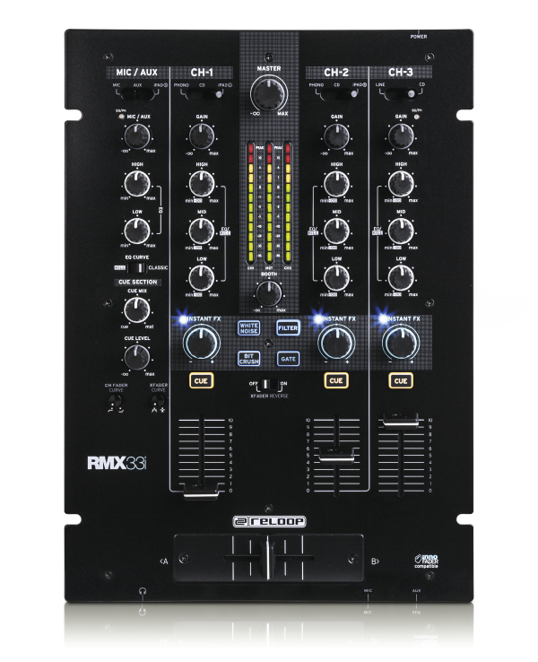 コスパ最強のDJミキサー『Reloop / RMX-33i』3ch搭載DJミキサー！