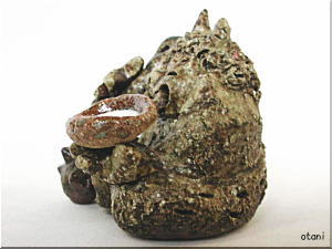 鬼置物【信楽焼鬼に金棒】陶器の販売