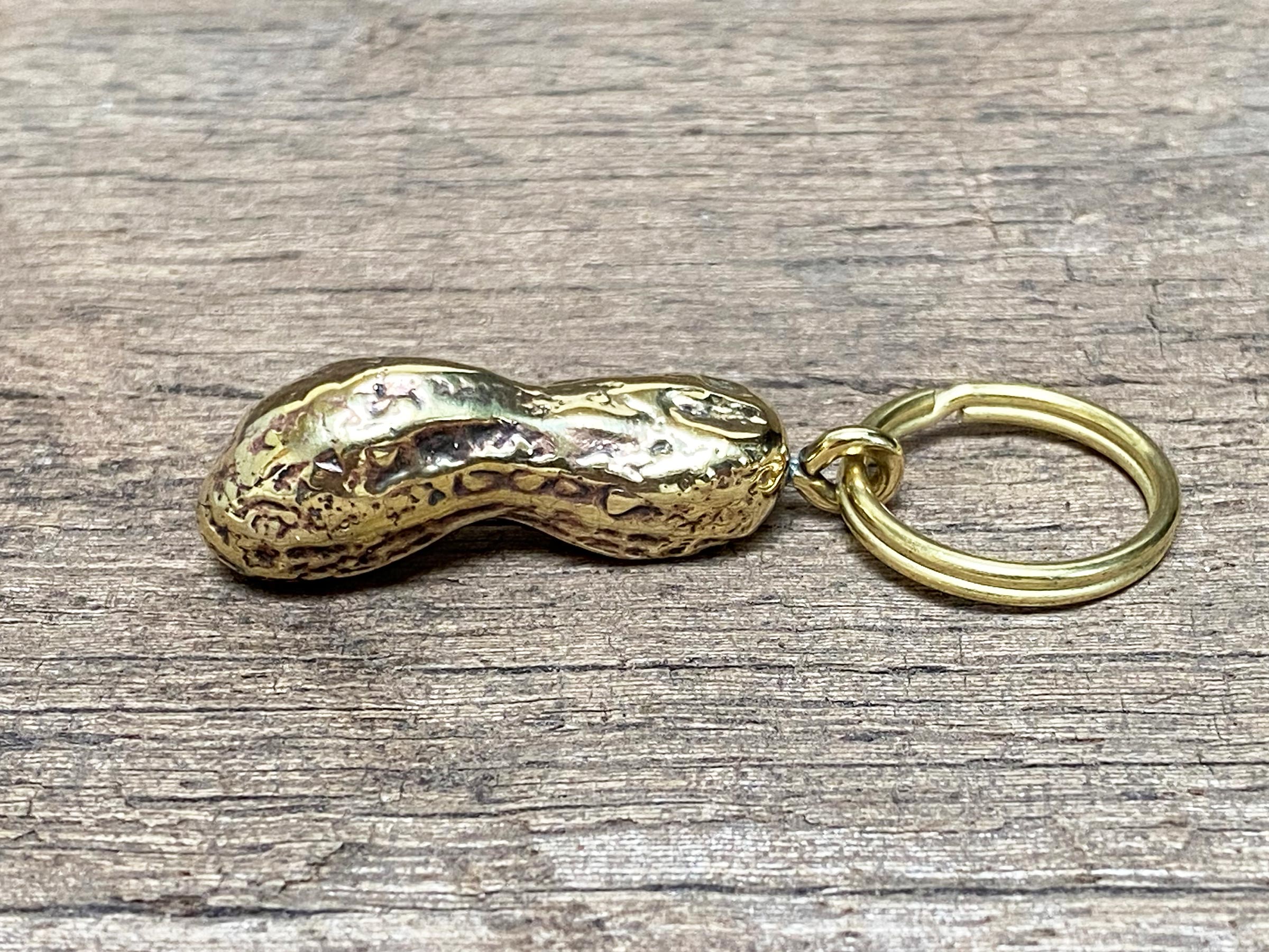 Carl Auböck Brass Peanut Keyring – the Otherist
