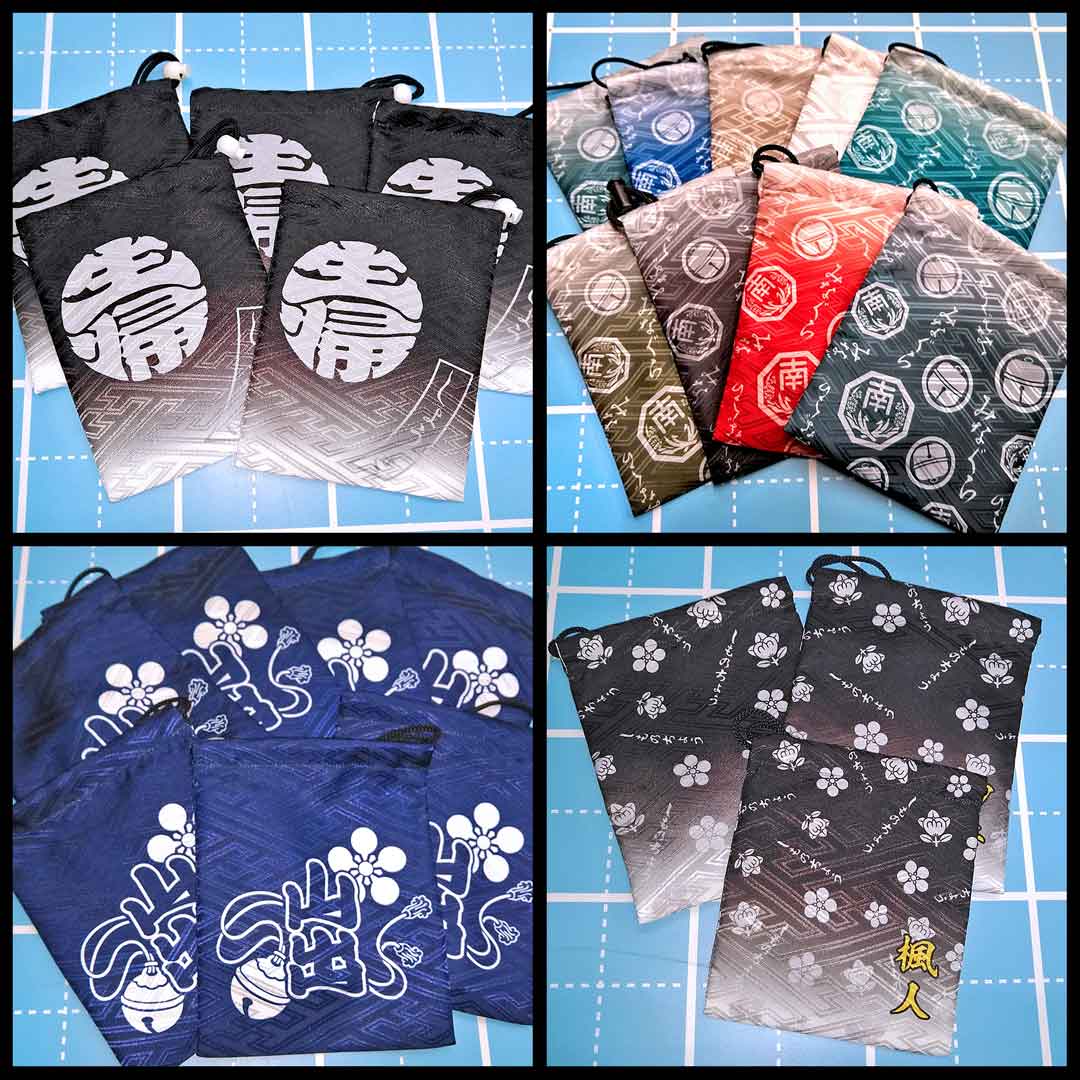 オリジナル巾着｜名入れ巾着｜名入れﾎﾟｼｪｯﾄ｜祭巾着｜御朱印帳入れ｜お