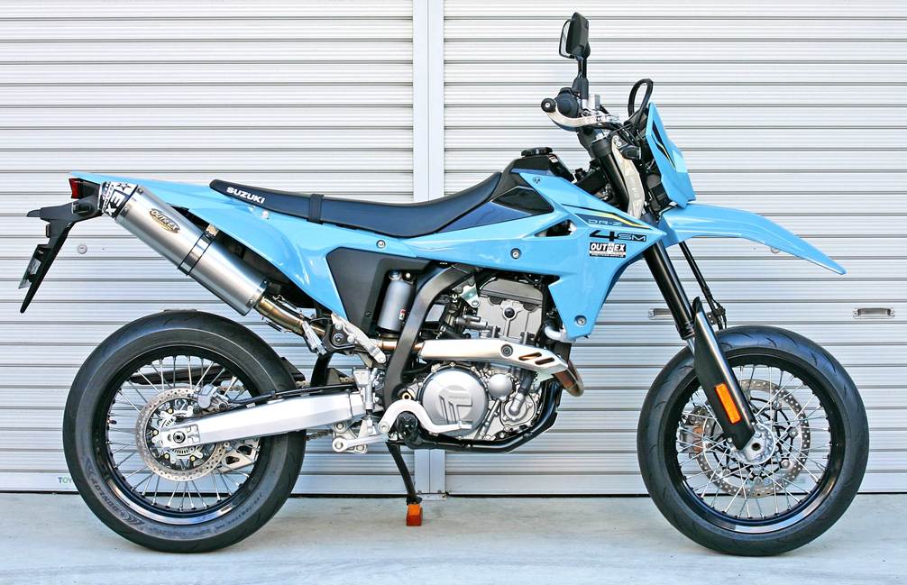 DR-Z4SM バイクマフラー・パーツ OUTEX フルエキゾースト