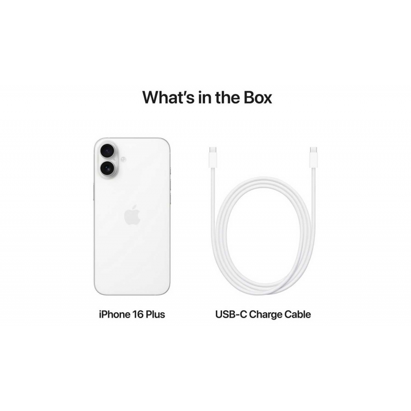 Ourfriday | Apple iPhone 16 Plus (256GB) - White (US Spec, E-Sims