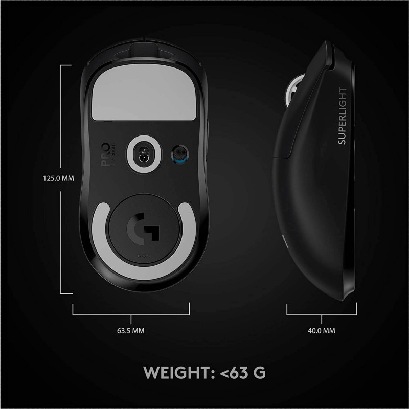 Ourfriday | Logitech G PRO X (Superlight Wireless) - Black