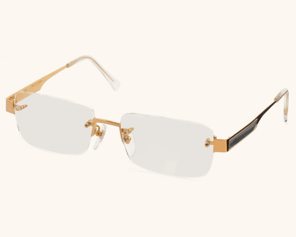 18金、14金ゴールドメガネ多数取揃え 銀座 東京のメガネ店トリプル