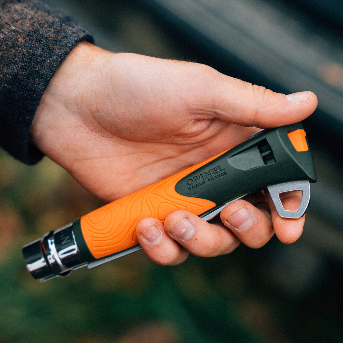 No.12 Outdoor Explore Folding Knife With Tick Remover - OPINEL USA