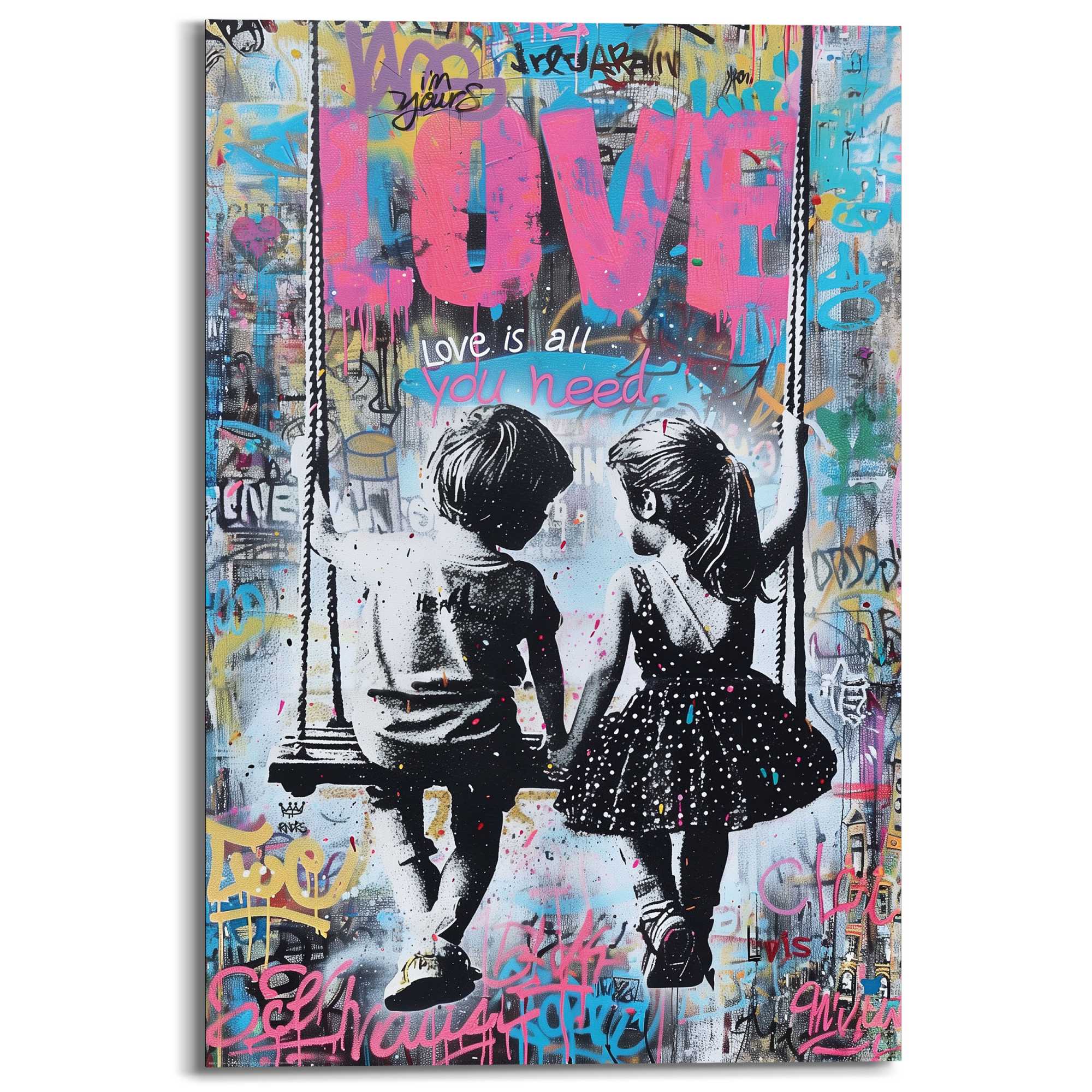 Painting Young Love 90x60 – Orangewallz