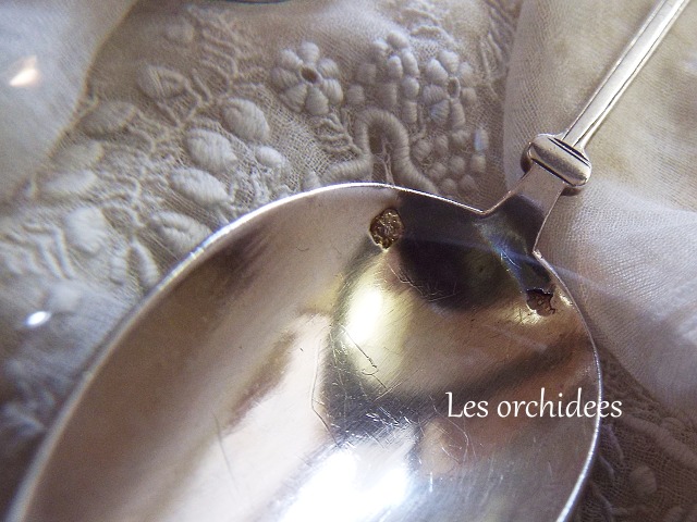 フランス アンティーク 19世紀初頭 純銀 tea/coffee スプーン veyrat