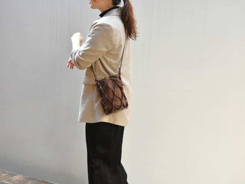 ワイオミング ハニカム巾着バッグ | Organ＜オルガン＞