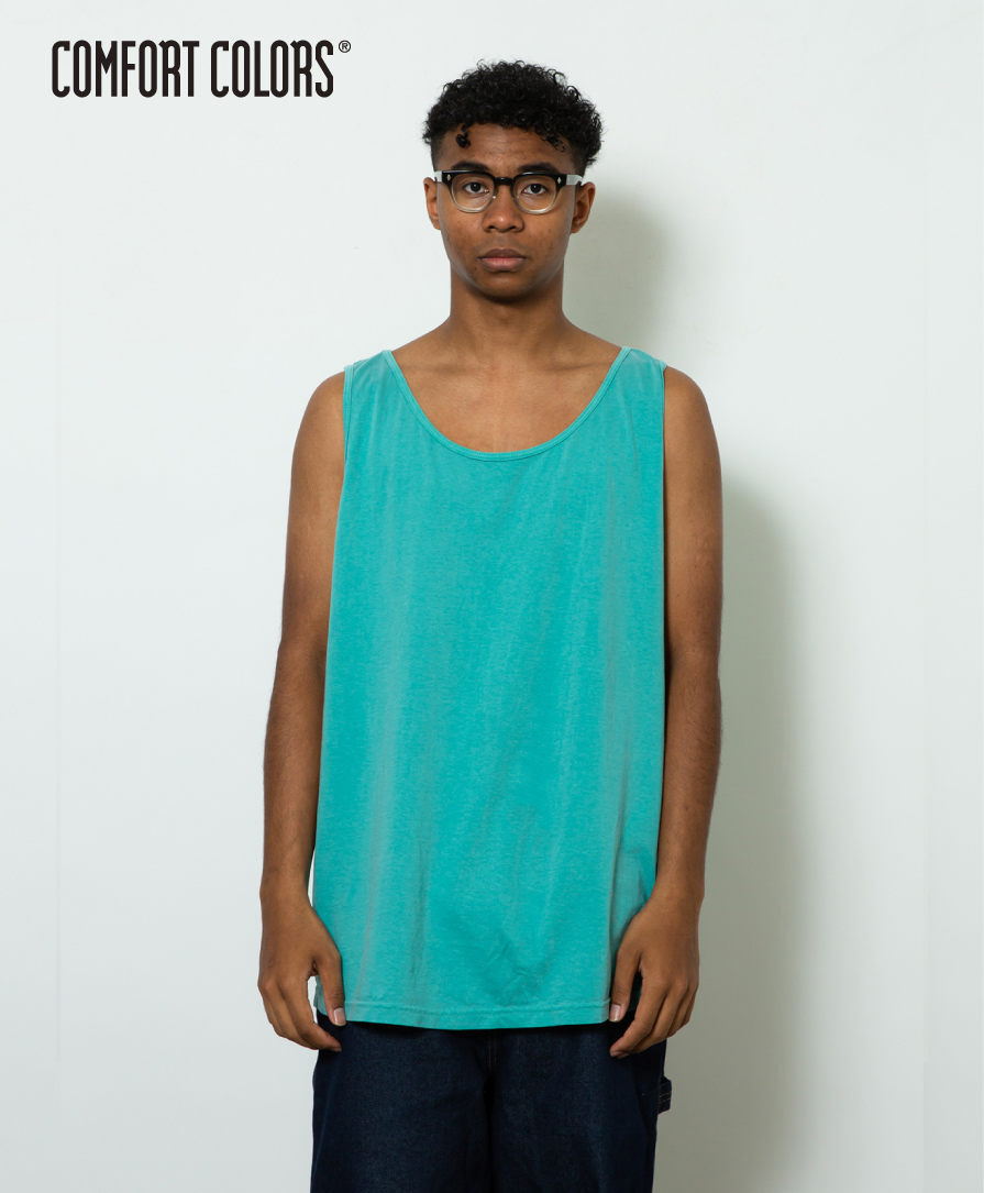 後染めタンクトップCONFORT COLORS(コンフォートカラーズ)-無地タンク