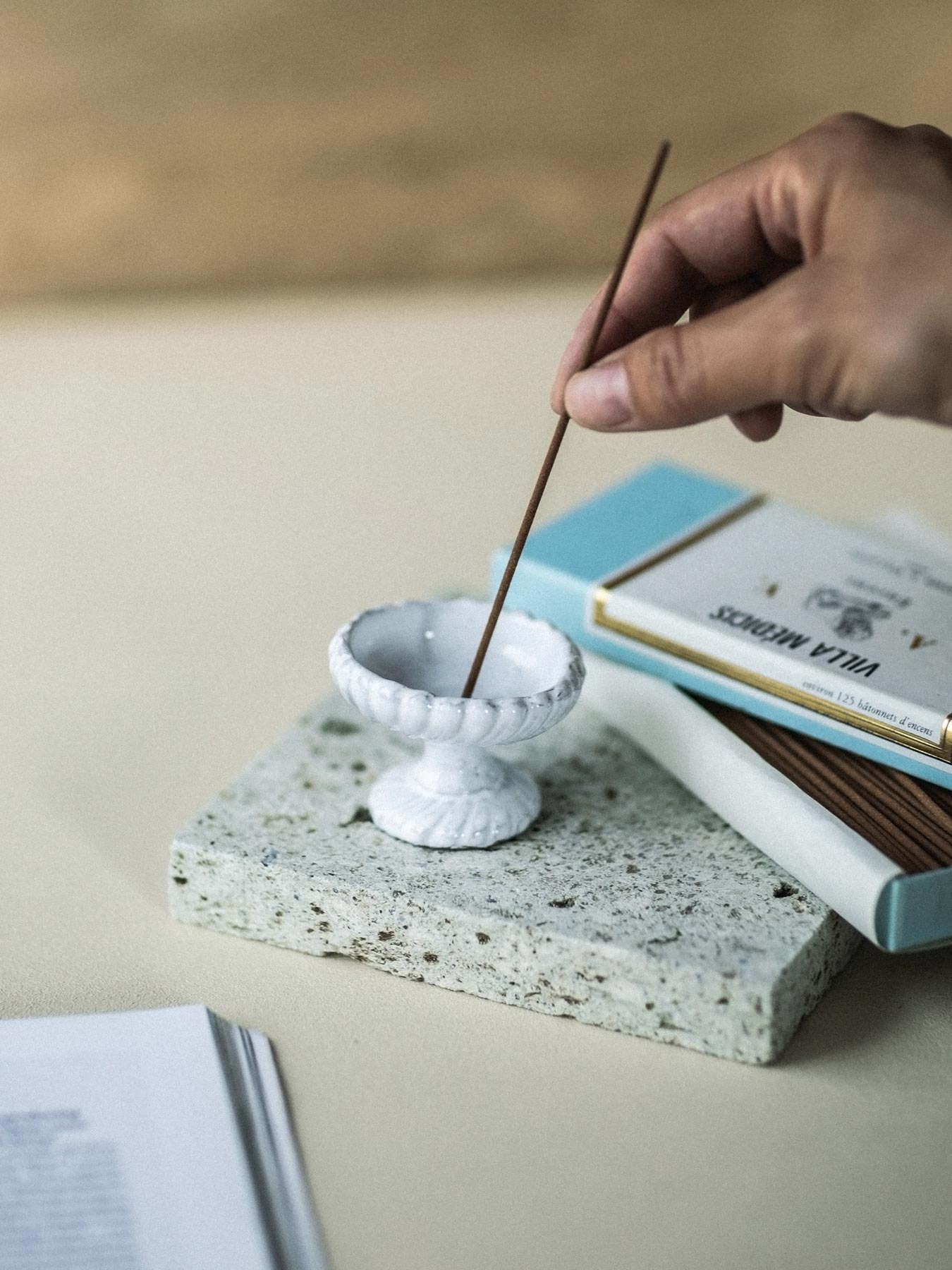 Astier de Villatte Peggy インセンスバーナー｜インセンス